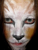 Stage Play Halloween Costume Makeup Cat or Lion Kit Face Paint