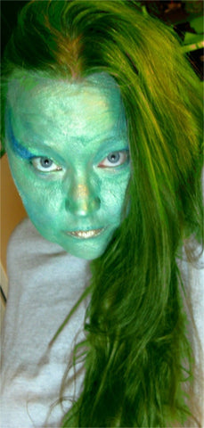 Halloween Alien Mermaid Makeup Kit Green