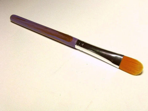 Concealer Brush Vegan for Mineral Makeup Application Hand Painted